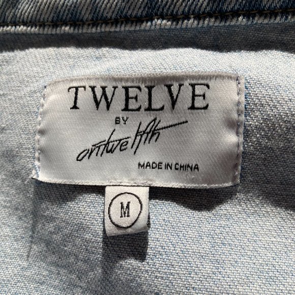 Feminine denim jacket, light blue, M. 100% cotton - Picture 2 of 3